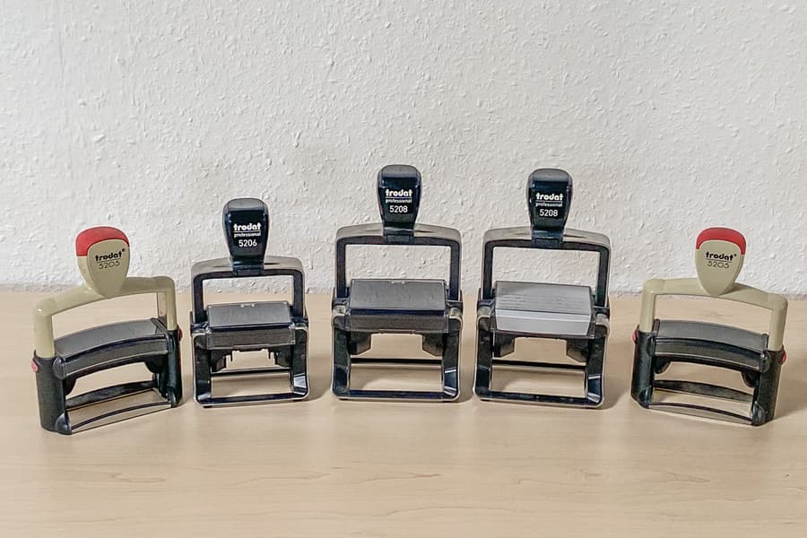 5 Stempel Trodat